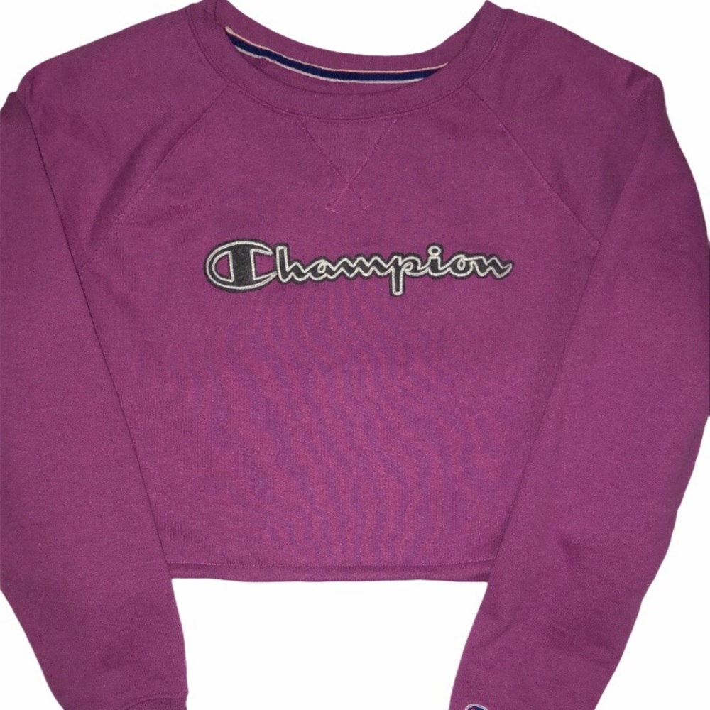 CHAMPION CUSTOM CROP SWEATSHIRT